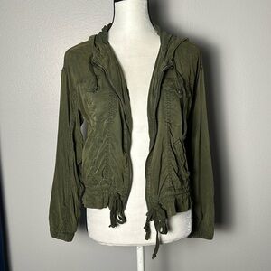 Anthropologie Marrakech Thin Hooded Jacket sz XS